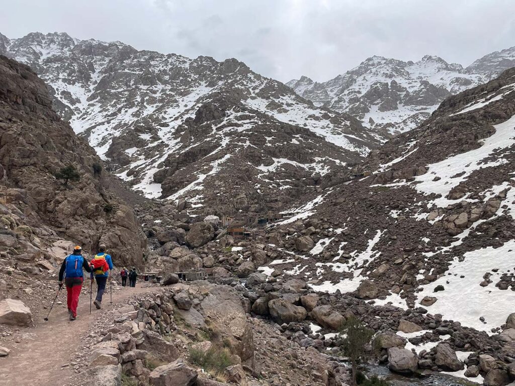 Mount Toubkal. Nos acercamos a la nieve