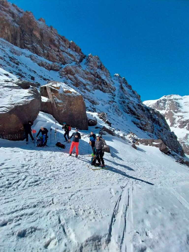 Nieve, agua y sombra